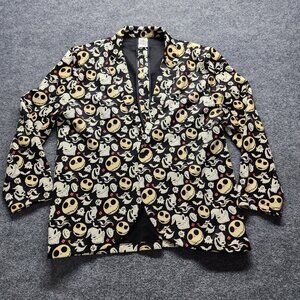 Disney The Nightmare Before Christmas Blazer Men L/XL Glow In The Dark Jacket